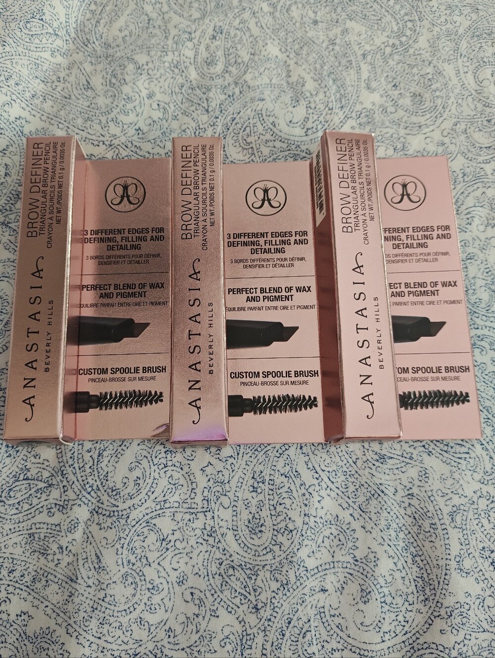 Anastasia BH Brow Definer Triangular Brow Pencil, 0.1g, Med and Soft Brown (3)